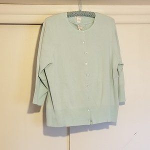 Worthington Pastel Blue Green Twin Set